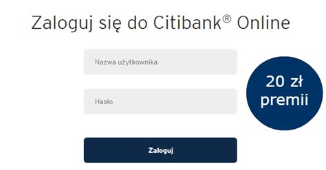 citibank logowanie.